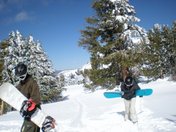 Hike in the snow