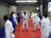 Receiving orange belt in Ribeiro Brazilian Jiu Jitsu