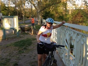 After work bike ride along Kelly Drive in Philly