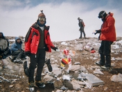 On the summit of Aconcagua - the Western Hemisphere's highest peak