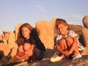 Guess who likes hiking and who does not...