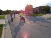 Running with 2 Grandchildren