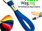 The all NEW WagJag Wristband Keychains!